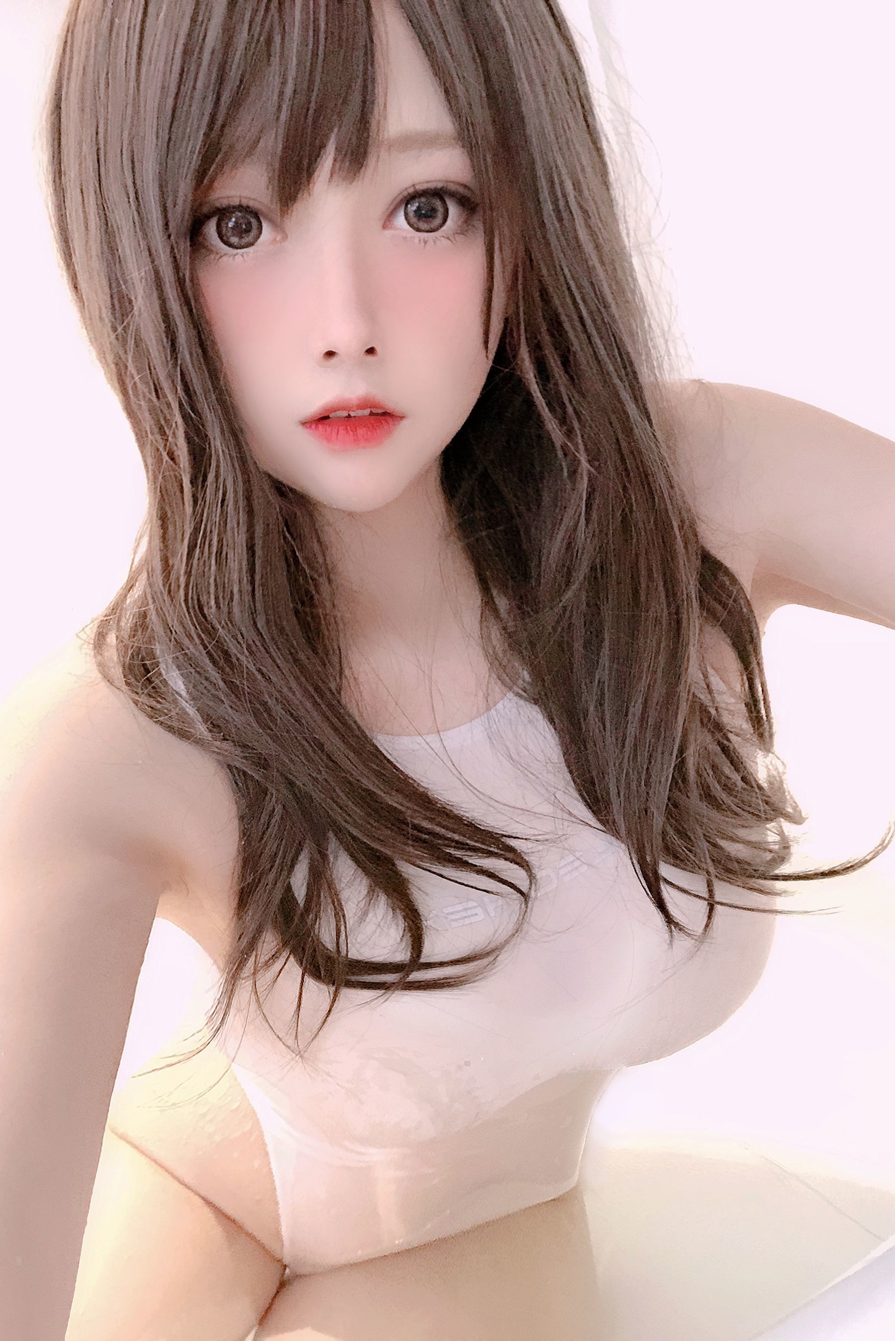 [网红COSER] 念念_D - 白色竞泳 写真集 - Cos糖心-Cos糖心
