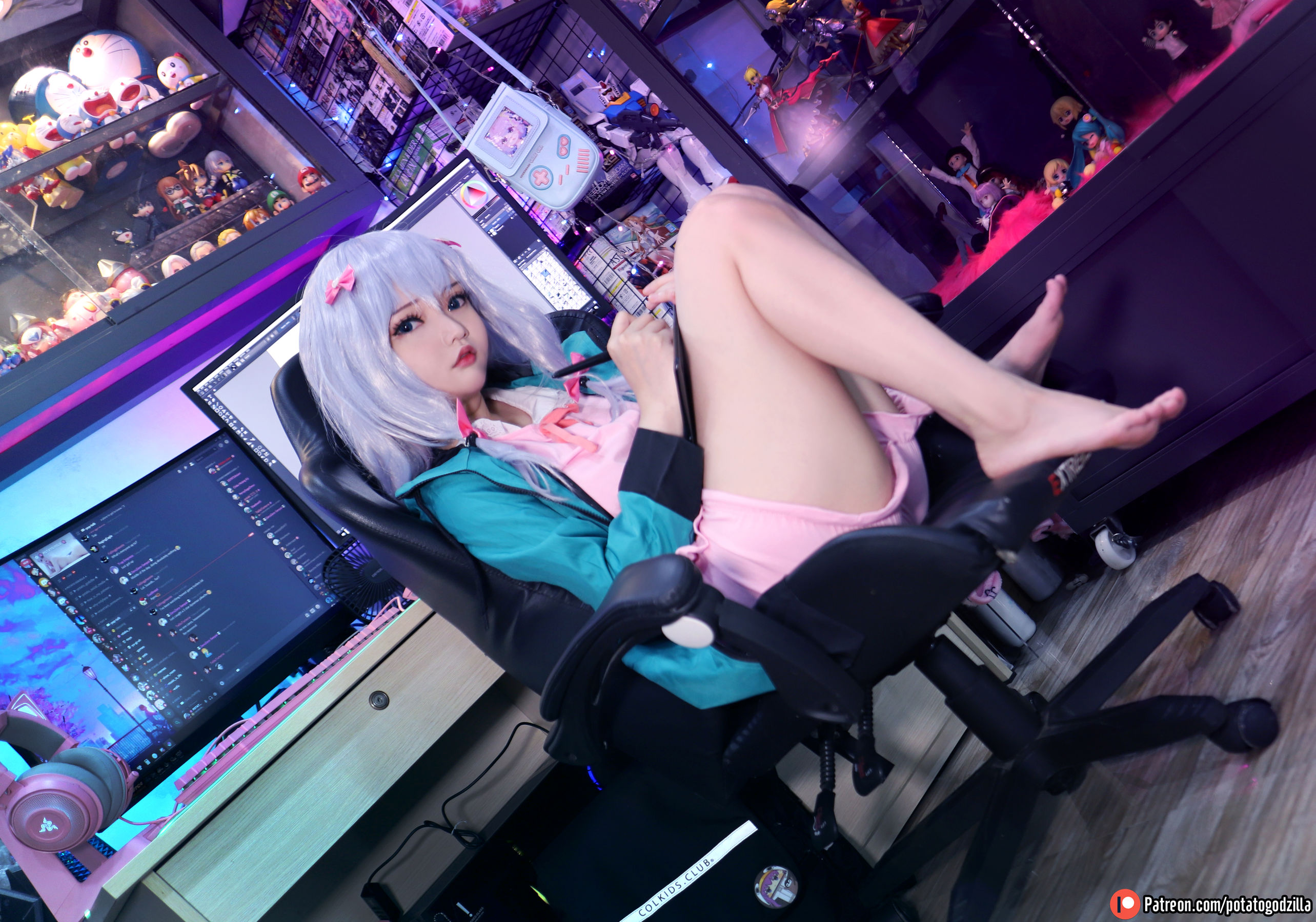 [网红COSER写真] Potato Godzilla - Sagiri 套图 - Cos糖心-Cos糖心