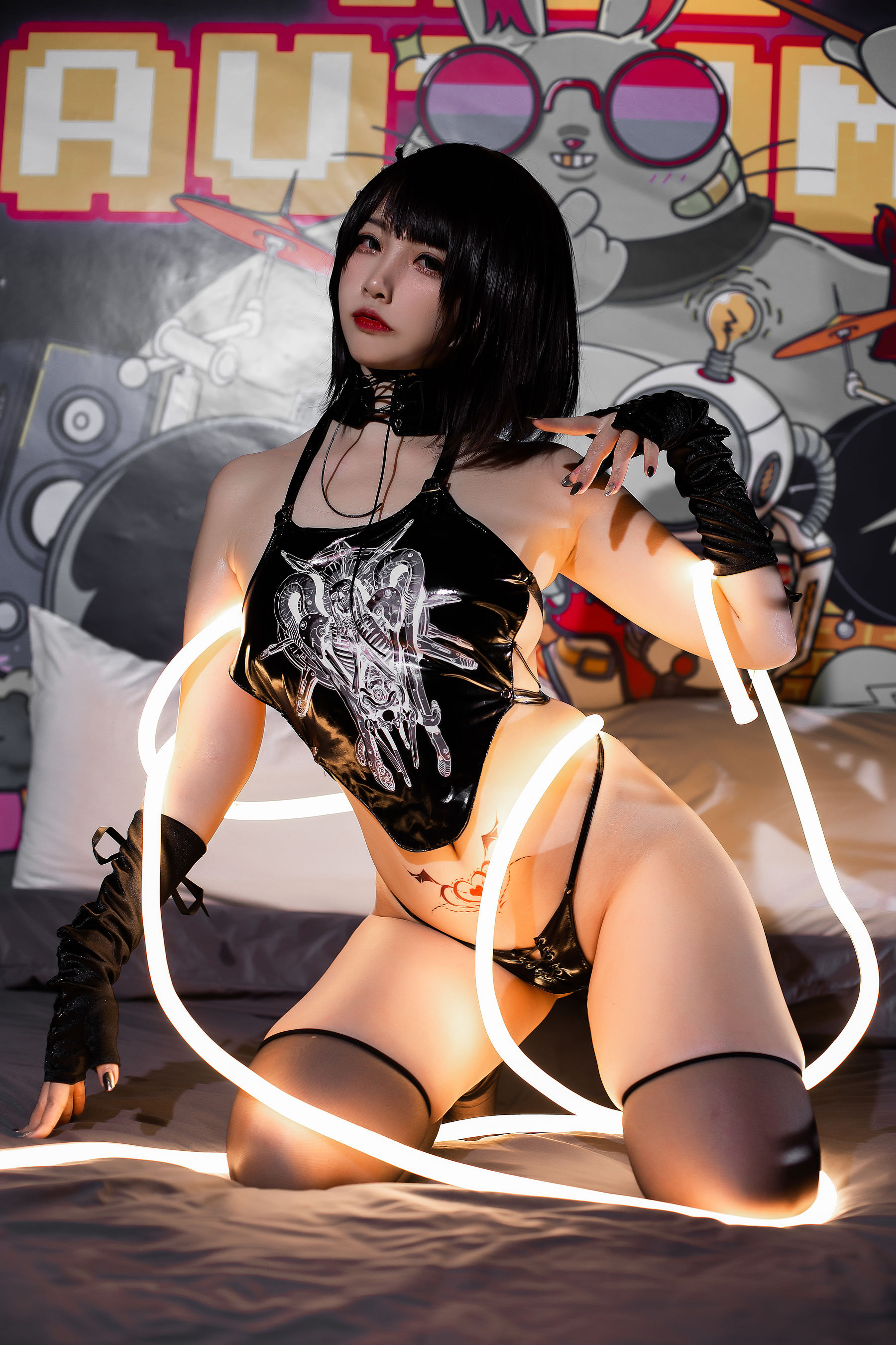 [网红COSER写真] 二佐Nisa - 乖张肚兜 套图 - Cos糖心-Cos糖心