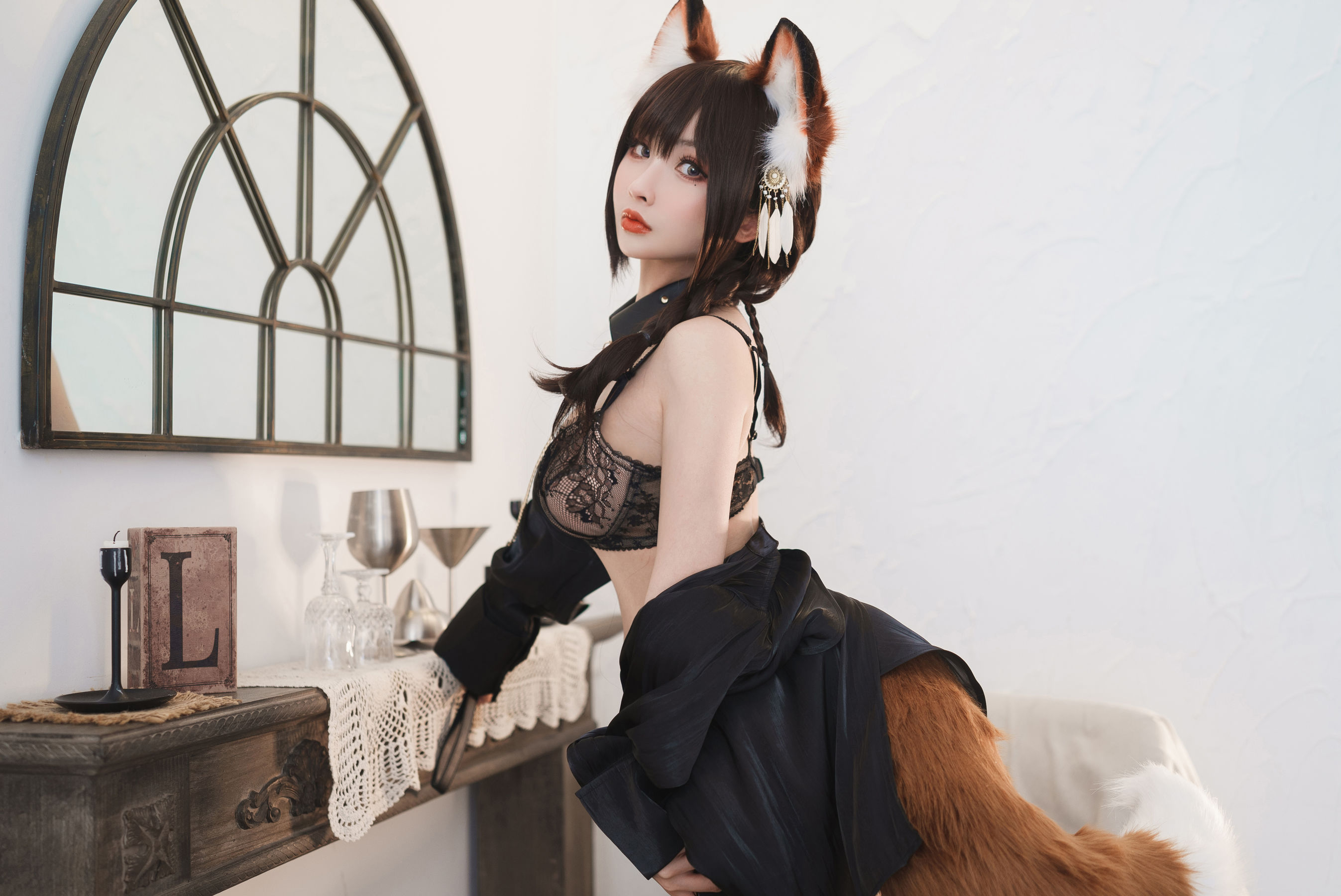 [网红COSER写真] rioko凉凉子 - 人形狐 套图 - Cos糖心-Cos糖心