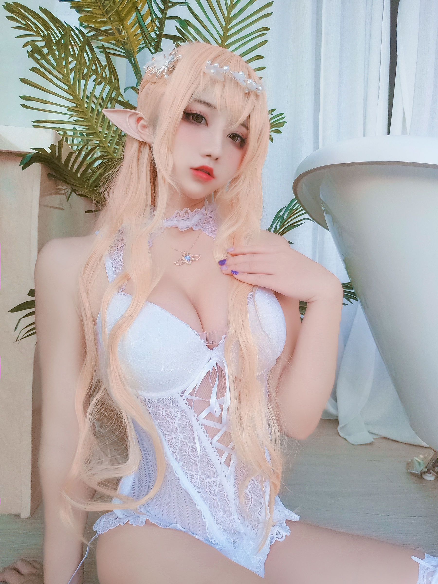 [网红COSER写真] 动漫博主九曲Jean - 精灵的栖息地 套图 - Cos糖心-Cos糖心