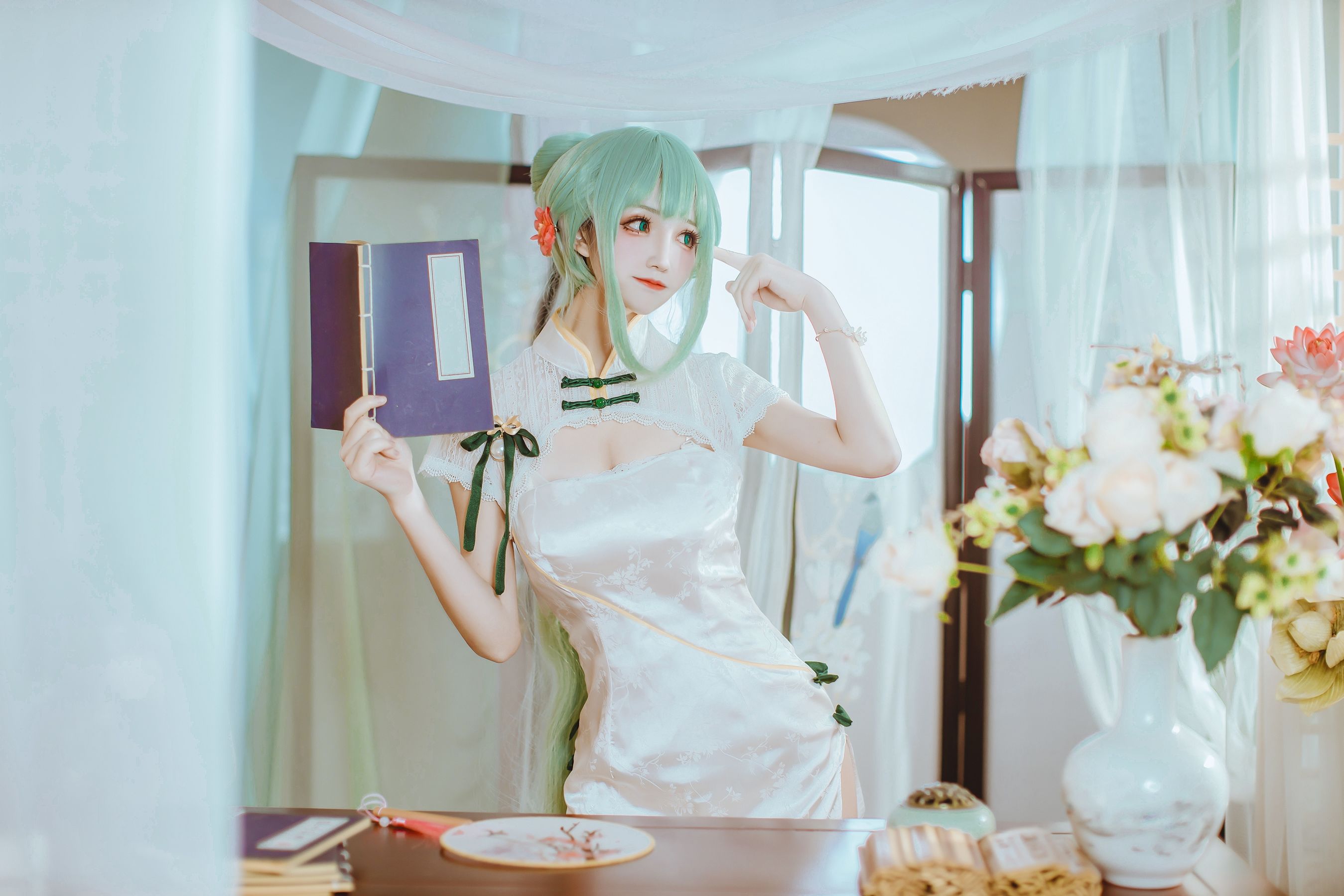 Coser衣衣 - 初音韶华 写真套图 - Cos糖心-Cos糖心