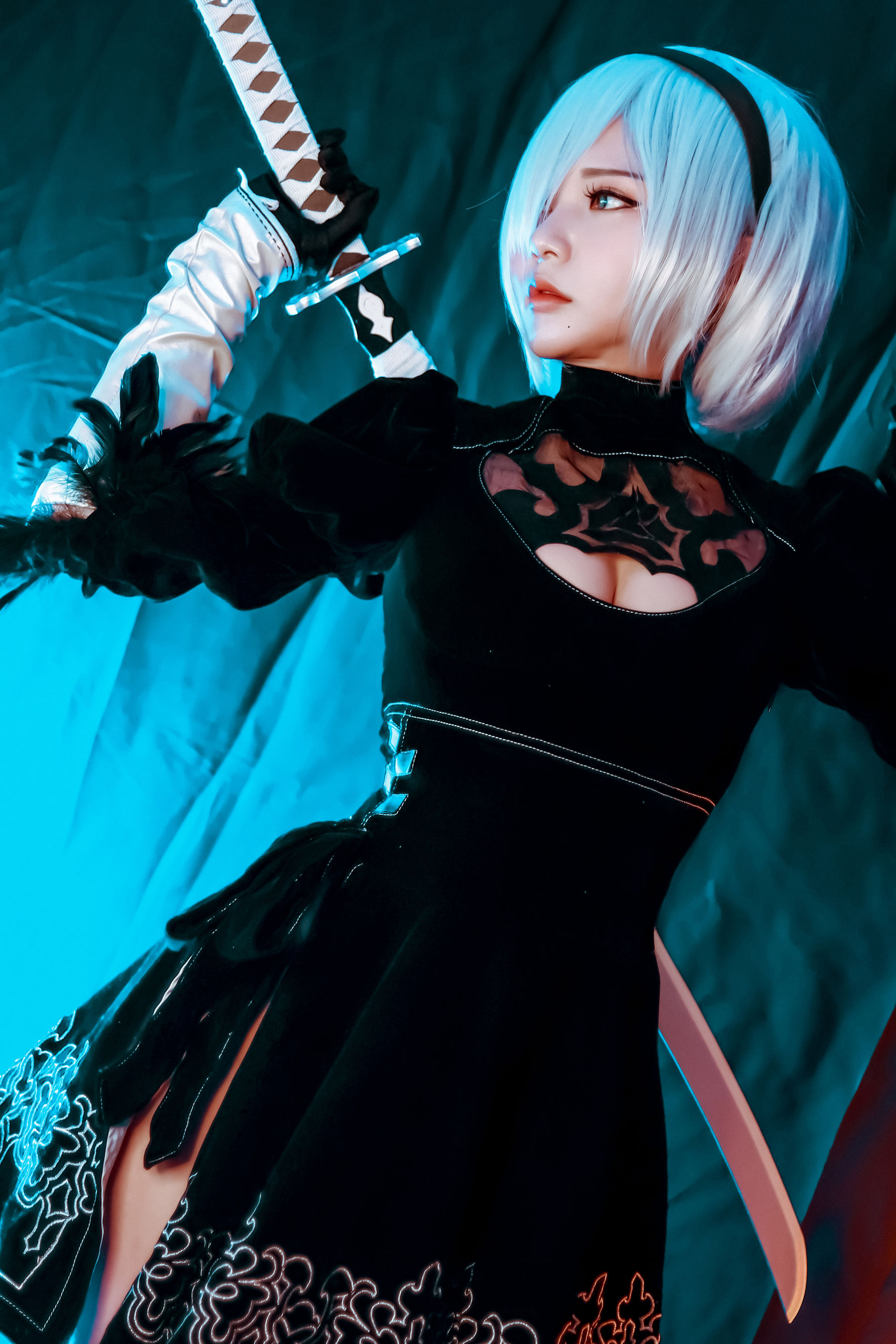 Coser小姐姐Potato Godzilla - 2B 写真套图 - Cos糖心-Cos糖心