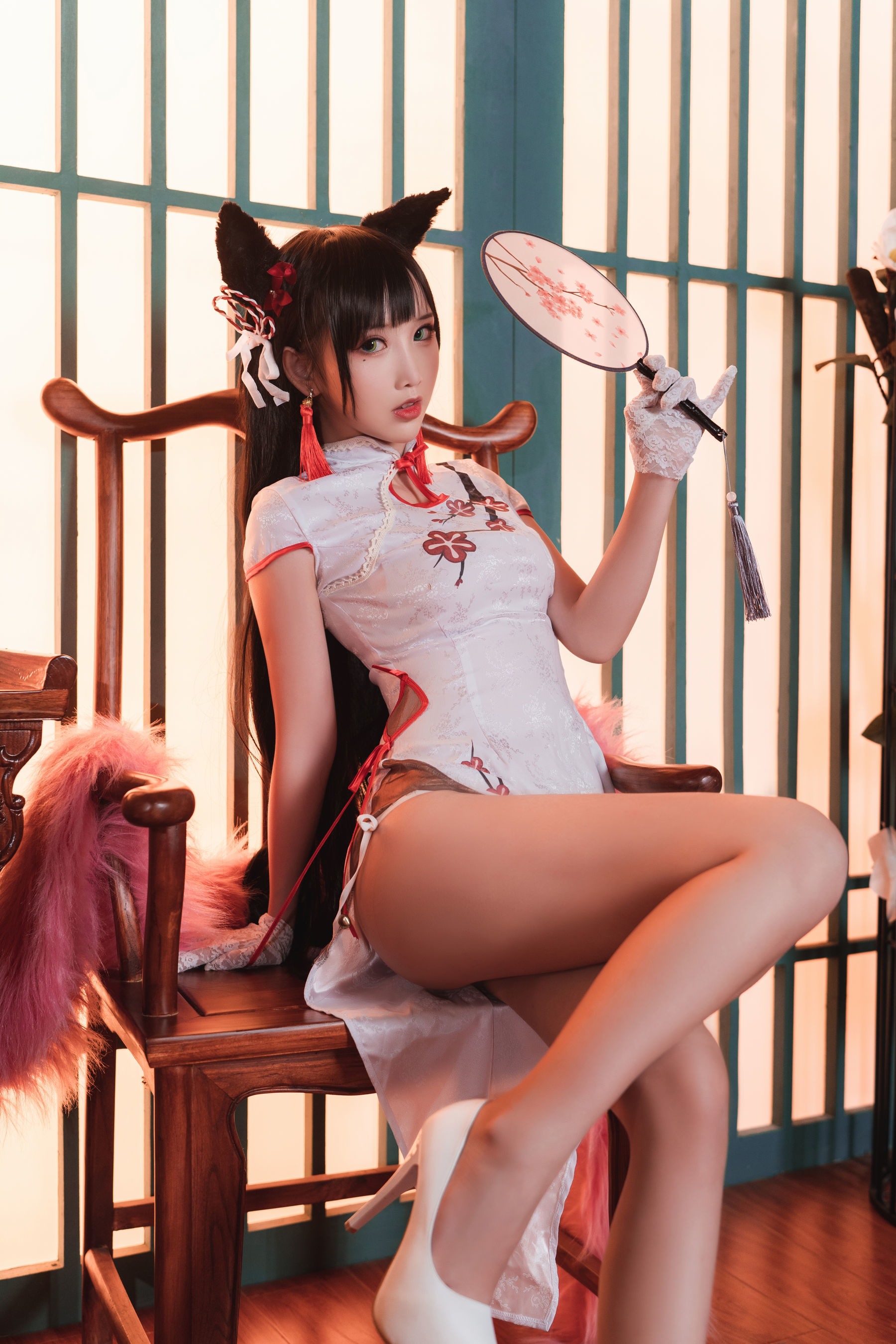 [网红COSER] Coser面饼仙儿 - 旗袍爱宕 写真集 - Cos糖心-Cos糖心